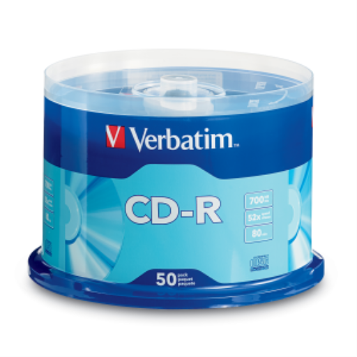 Verbatim CDR 80/700 52X VRB SB 50PK SP